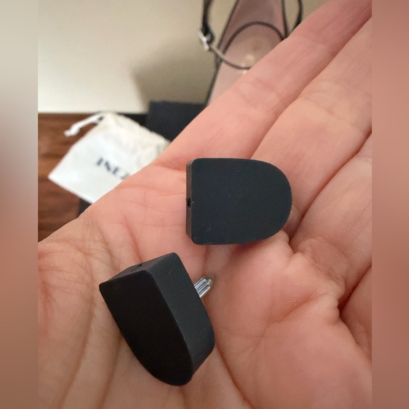 Inez Bianca Heels in Black Capretto size 7.5 - Picture 9 of 16